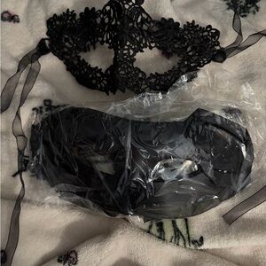 Elegant Black Lace Eye Mask